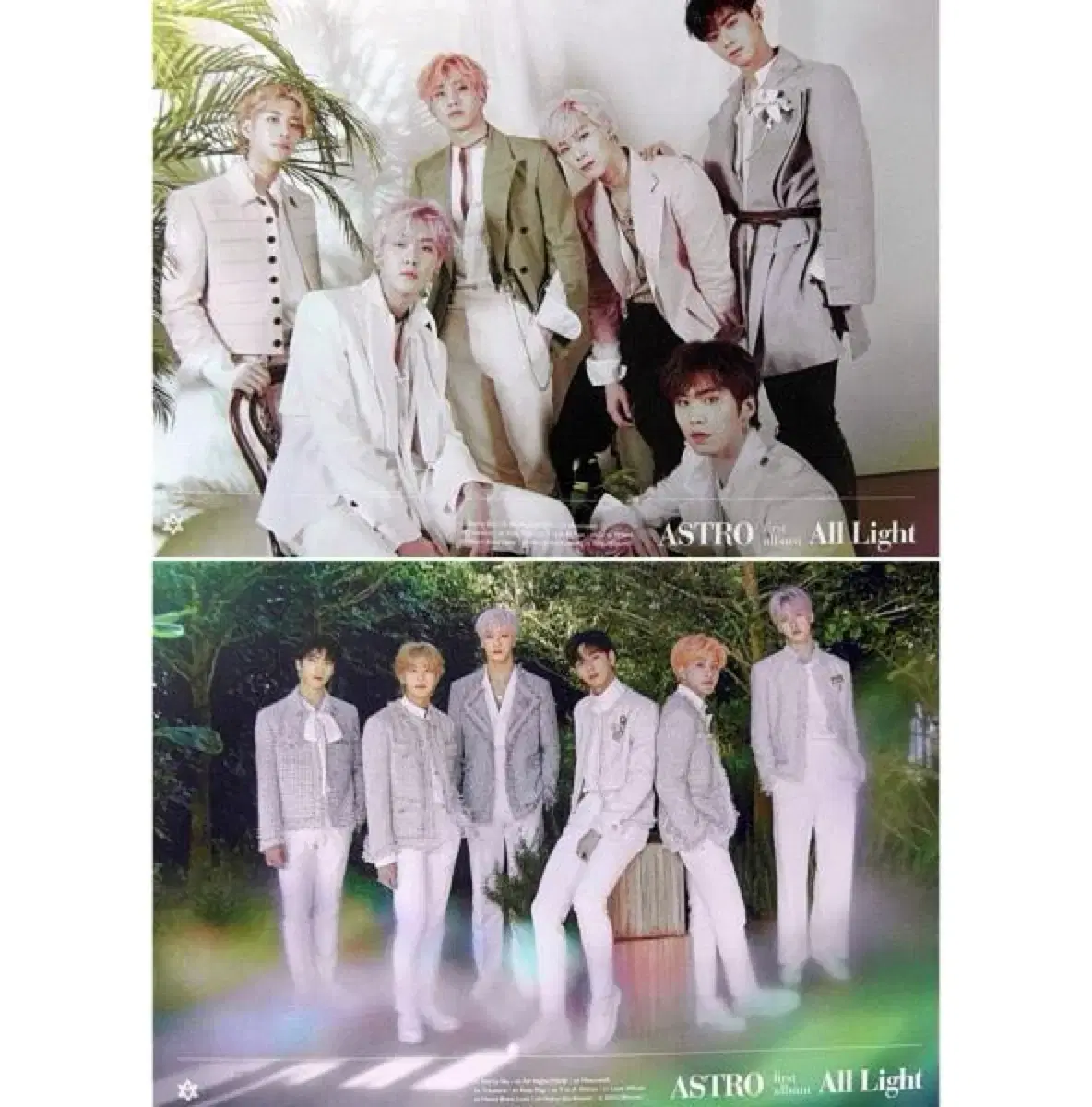 아스트로 All Light 포스터 & 앨범(green,white)